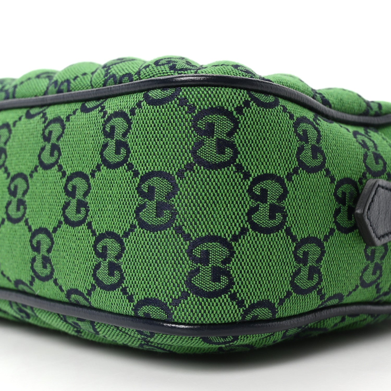 Gucci Monogram Multicolor Matelasse Diagonal Small GG Marmont Chain Shoulder Bag Green Blue 10 of 10