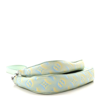 Louis Vuitton Empreinte Monogram Summer Stardust Multi Pochette Accessories Water Green 4 of 9
