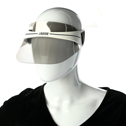 Christian Dior Mirrored DiorClub1 Sun Visor White Black 2 of 7