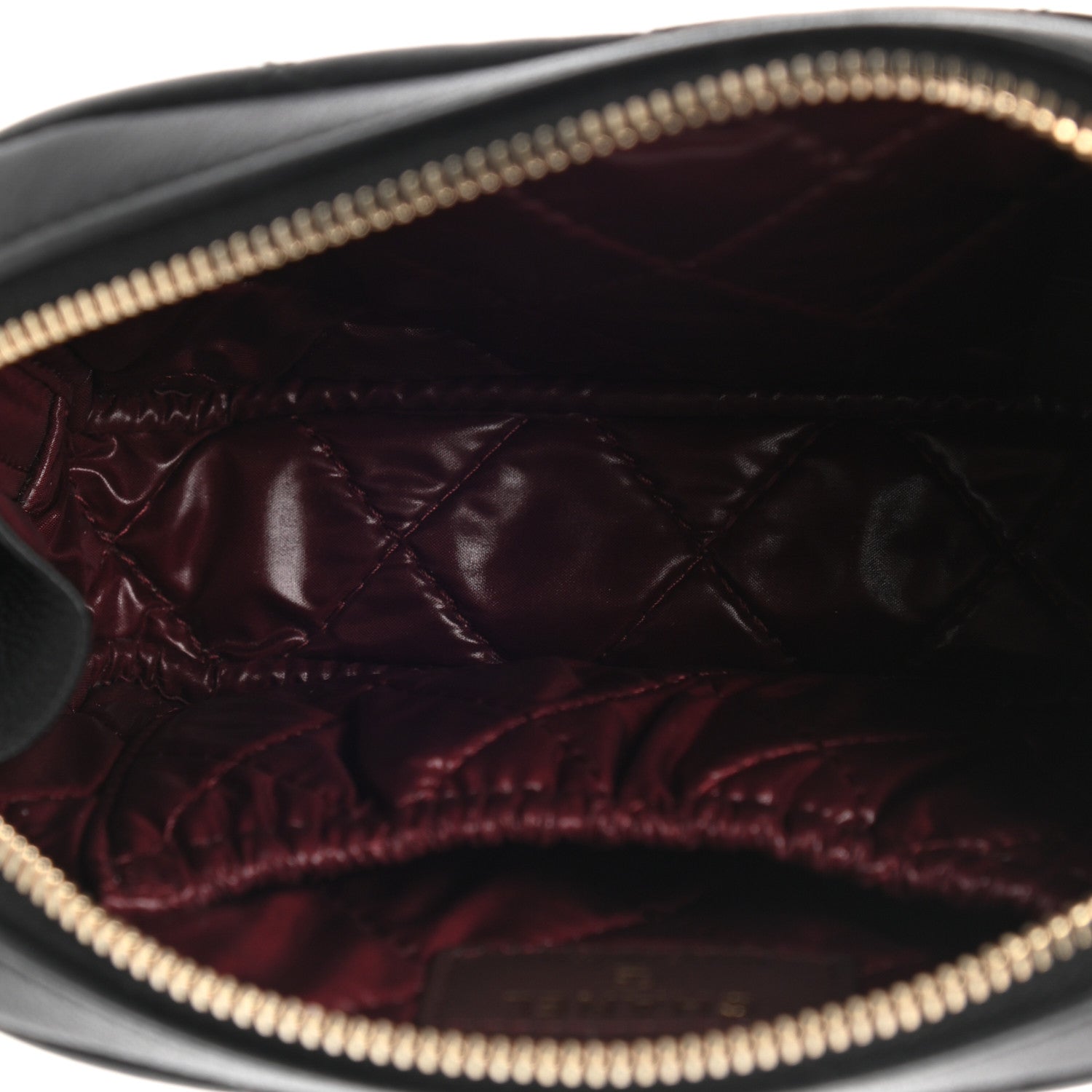 Chanel Caviar Quilted Small Curvy Pouch Cosmetic Case Black 5 of 7