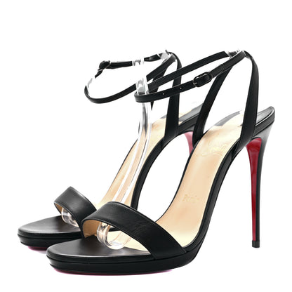 Christian Louboutin Nappa Loubi Queen 120 Pumps 38 Black 3 of 8