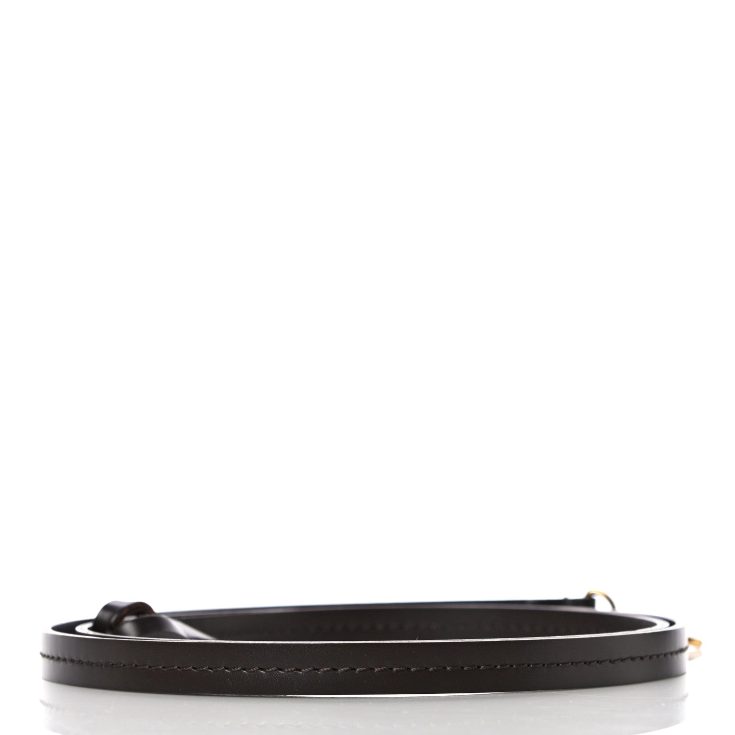 Louis Vuitton Calfskin Pochette Accessories Strap Brown 3 of 4
