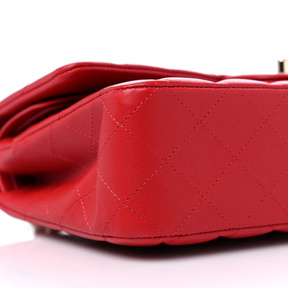 Chanel Lambskin Quilted Medium Double Flap Red 7 of 8