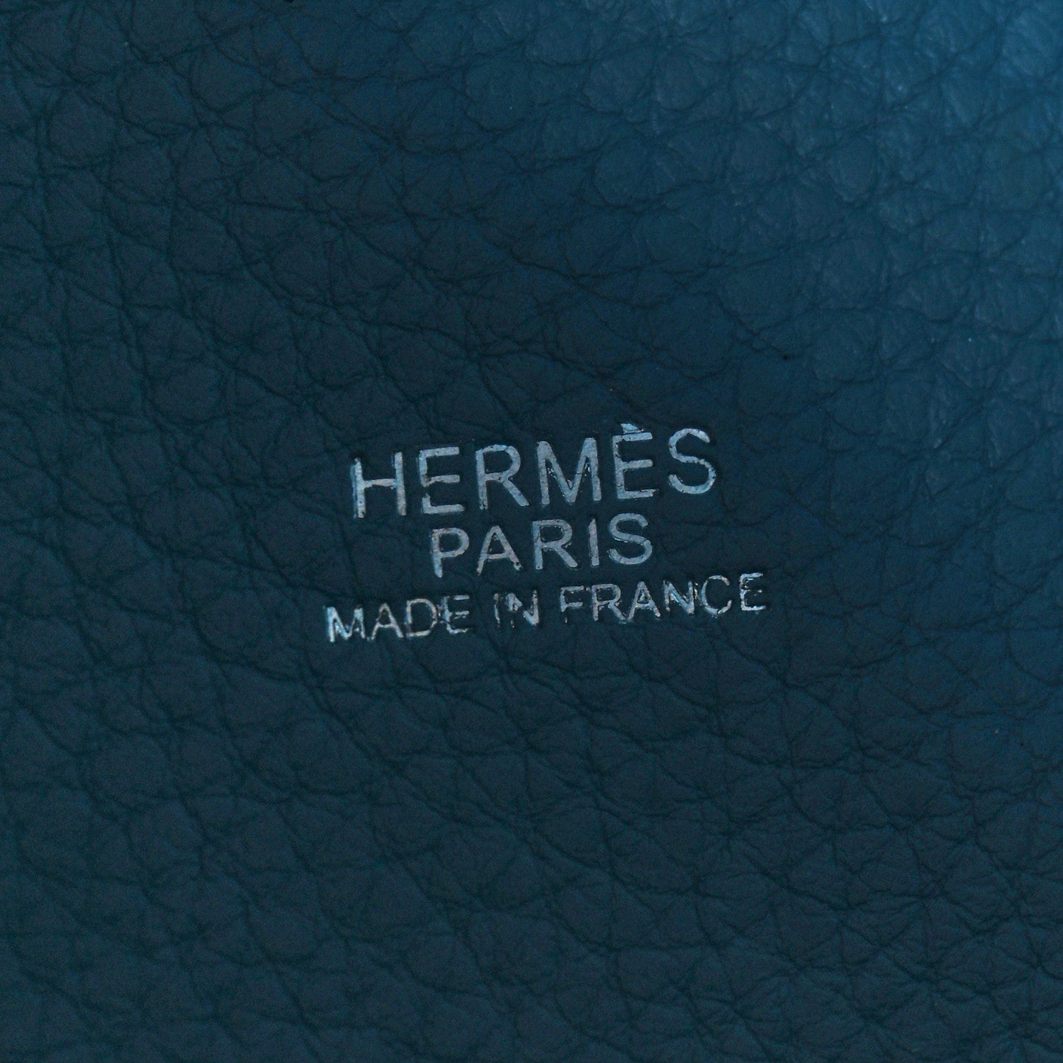 Hermes Taurillon Clemence Picotin 22 MM Blue Jean 6 of 9