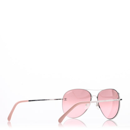 Chanel CC Aviator Sunglasses 4189-T-Q Pink 4 of 8