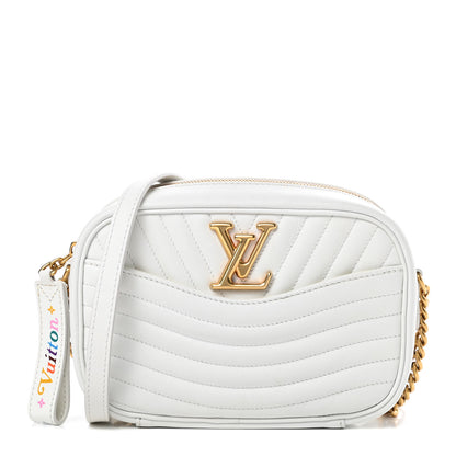 Louis Vuitton Calfskin New Wave Camera Bag White 1 of 11