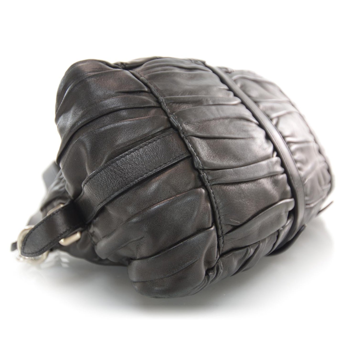 Nappa Gaufre Tote Nero Black