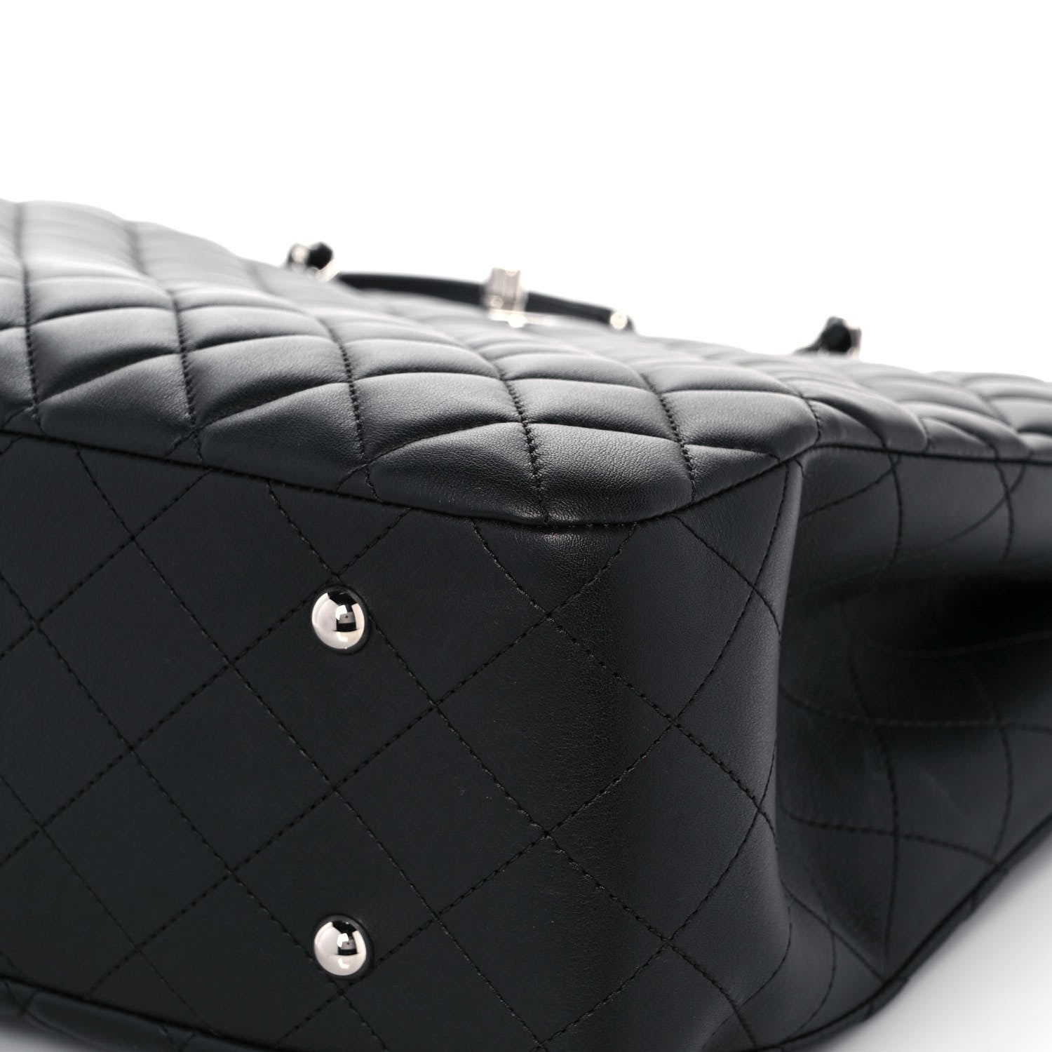 Chanel Calfskin Quilted Large Classic Shopping Tote Black 10 of 14