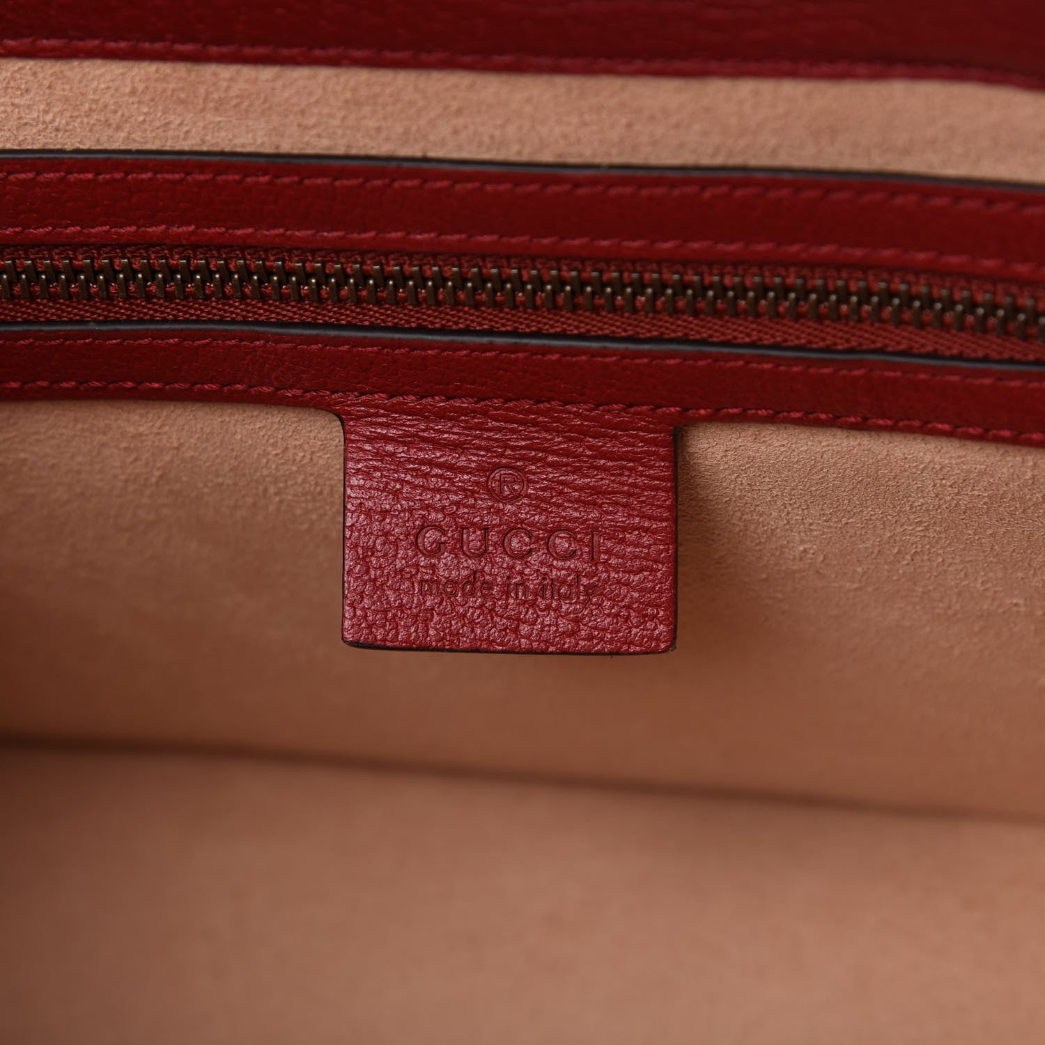 Gucci GG Supreme Monogram Small Queen Margaret Top Handle Bag Red 8 of 10