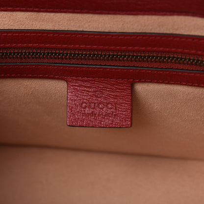 Gucci GG Supreme Monogram Small Queen Margaret Top Handle Bag Red 8 of 10