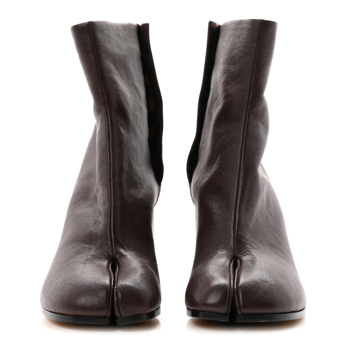 Nappa Tabi Ankle 80mm Boots 37 Brown