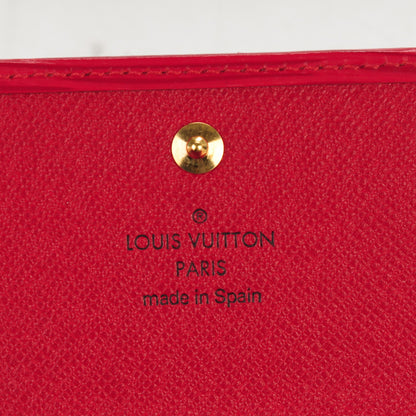 Louis Vuitton Epi Porte Tresor International Wallet Castillan Red 6 of 8
