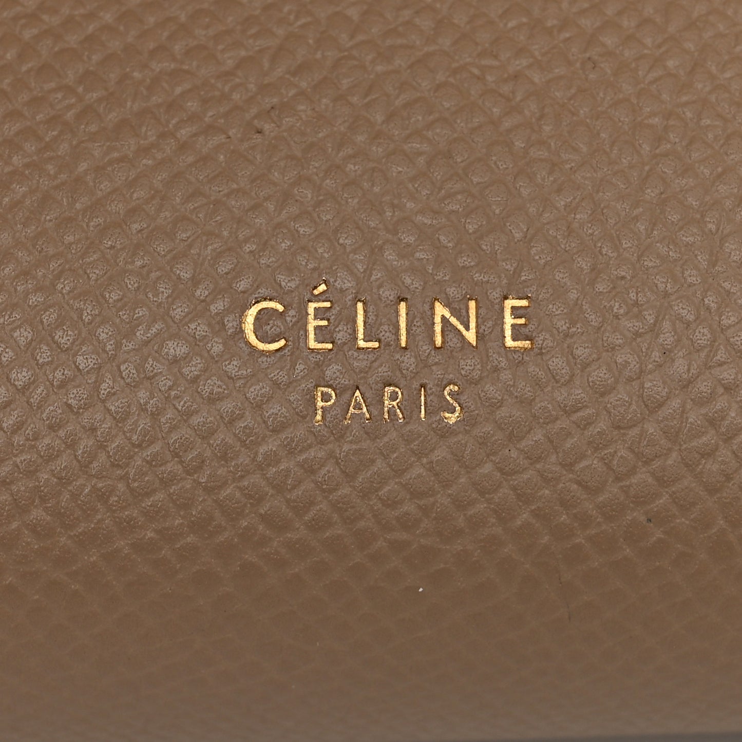 Grained Calfskin Micro Belt Bag Light Taupe