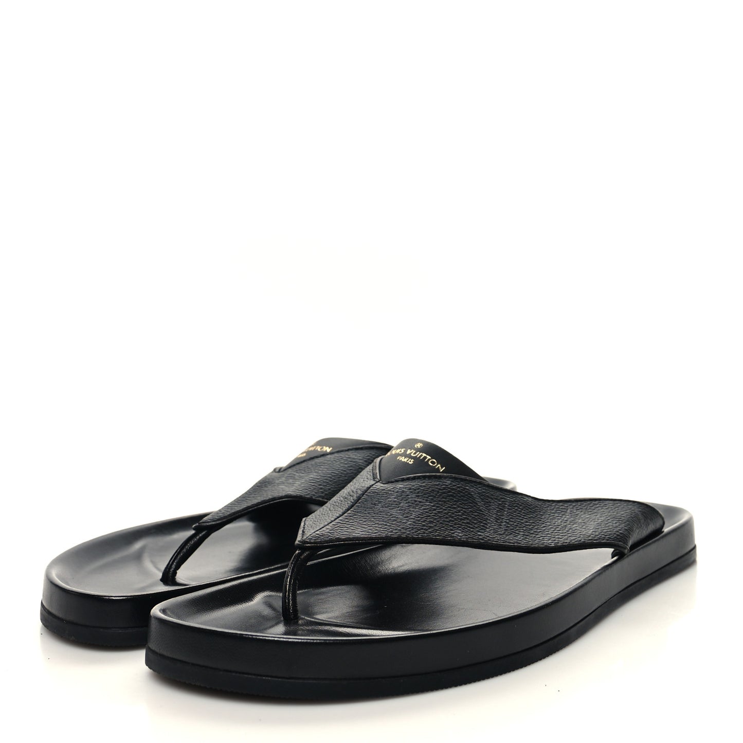 Monogram Eclipse Mens Mirabeau Thong Sandals 8.5
