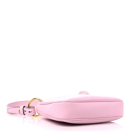 Versace Calfskin Small La Medusa Hobo Crossbody Pink 4 of 12