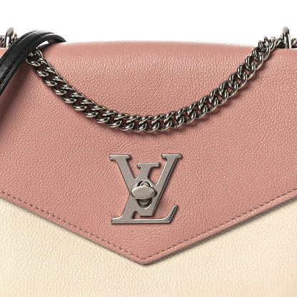 Louis Vuitton Soft Calfskin My Lockme Chain Bag BB Rose Boudoir Creme 8 of 17
