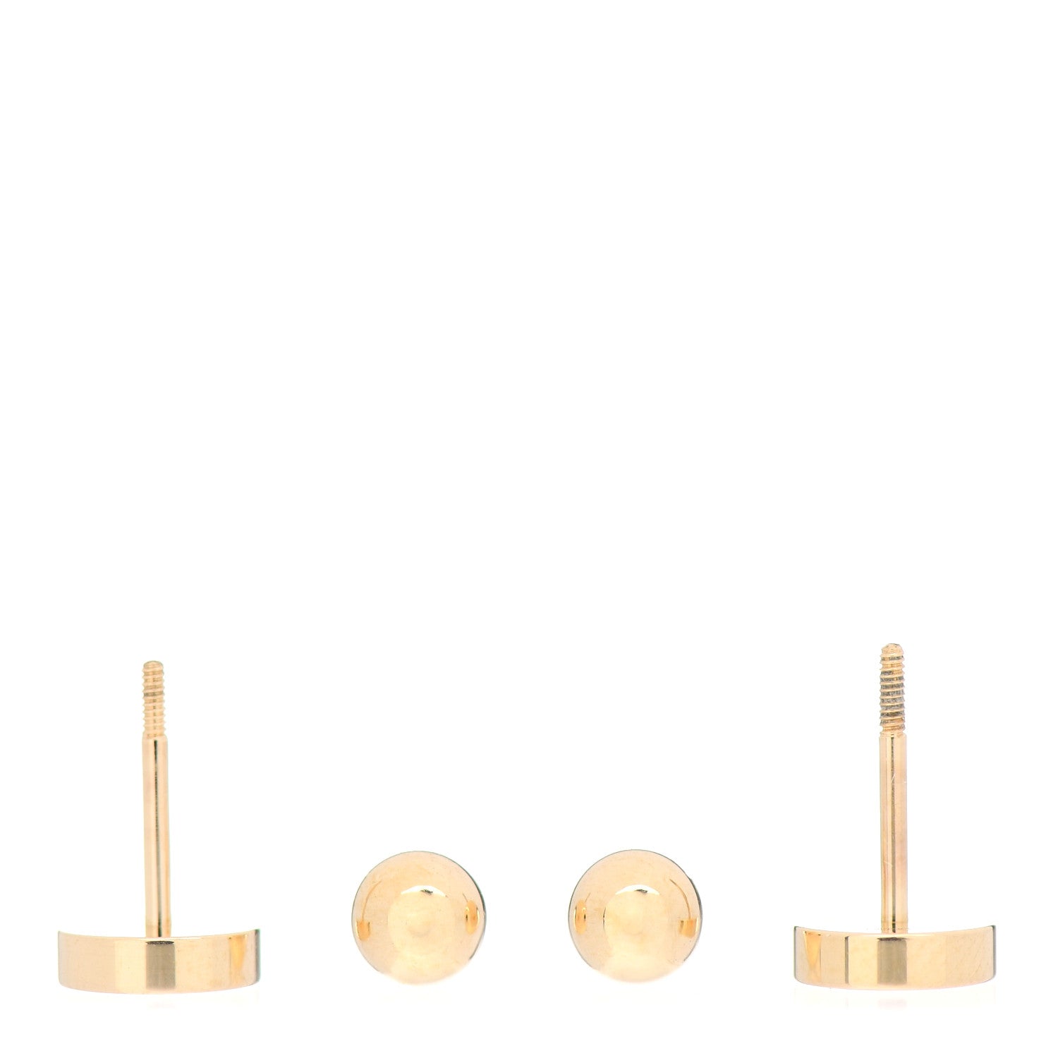 Cartier 18K Yellow Gold LOVE Earrings 3 of 4