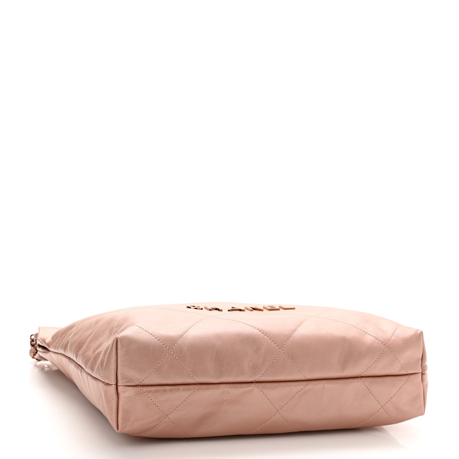 Chanel Metallic Calfskin Quilted Small Chanel 22 Pink 5 of 12