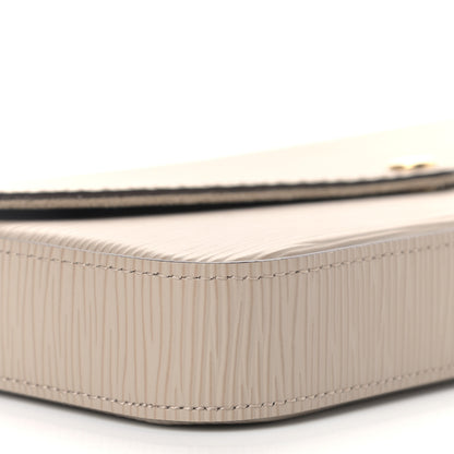 Louis Vuitton Epi Felicie Pochette Chain Wallet Galet 9 of 10