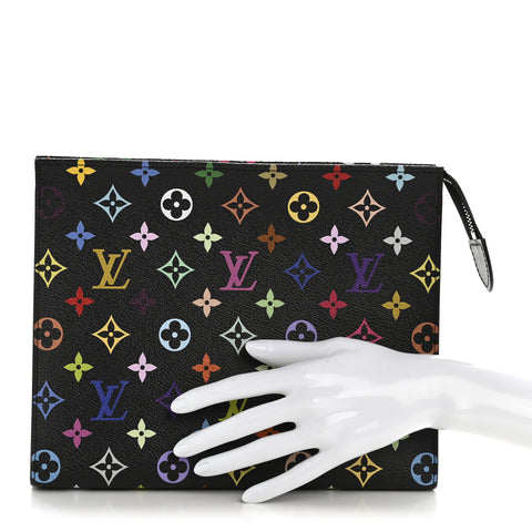 LV X TM Monogram Multicolor Toiletry Pouch 26 Black