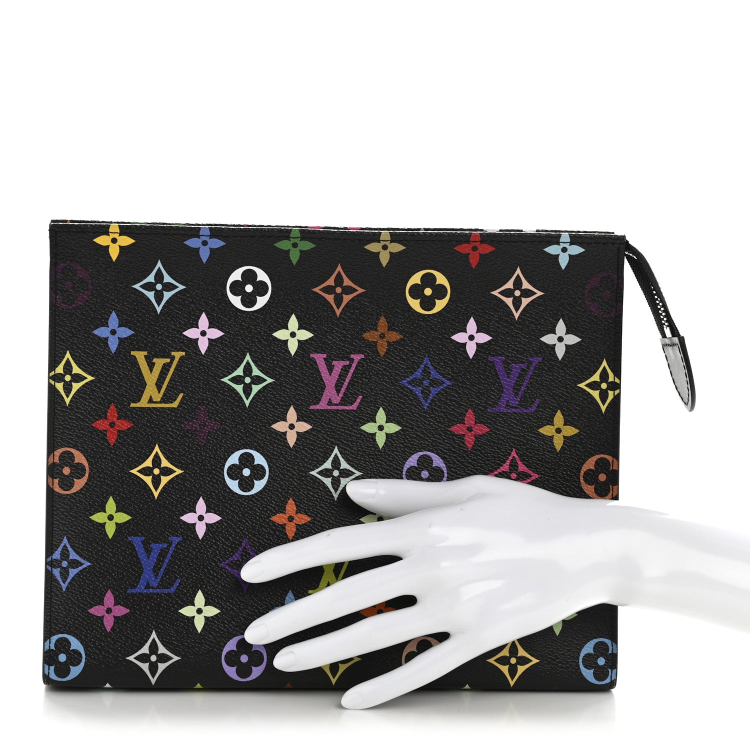Louis Vuitton LV X TM Monogram Multicolor Toiletry Pouch 26 Black 2 of 9