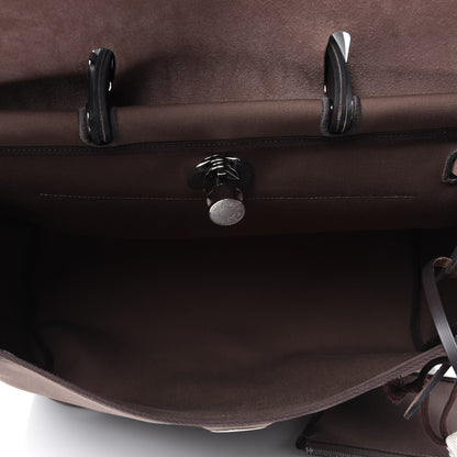 Hermes Toile Vache Hunter Herbag Zip 39 MM Etoupe Ebene 5 of 12