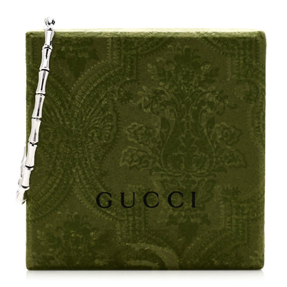 Gucci 18K White Gold Small Bamboo Spring Bracelet 7 of 7