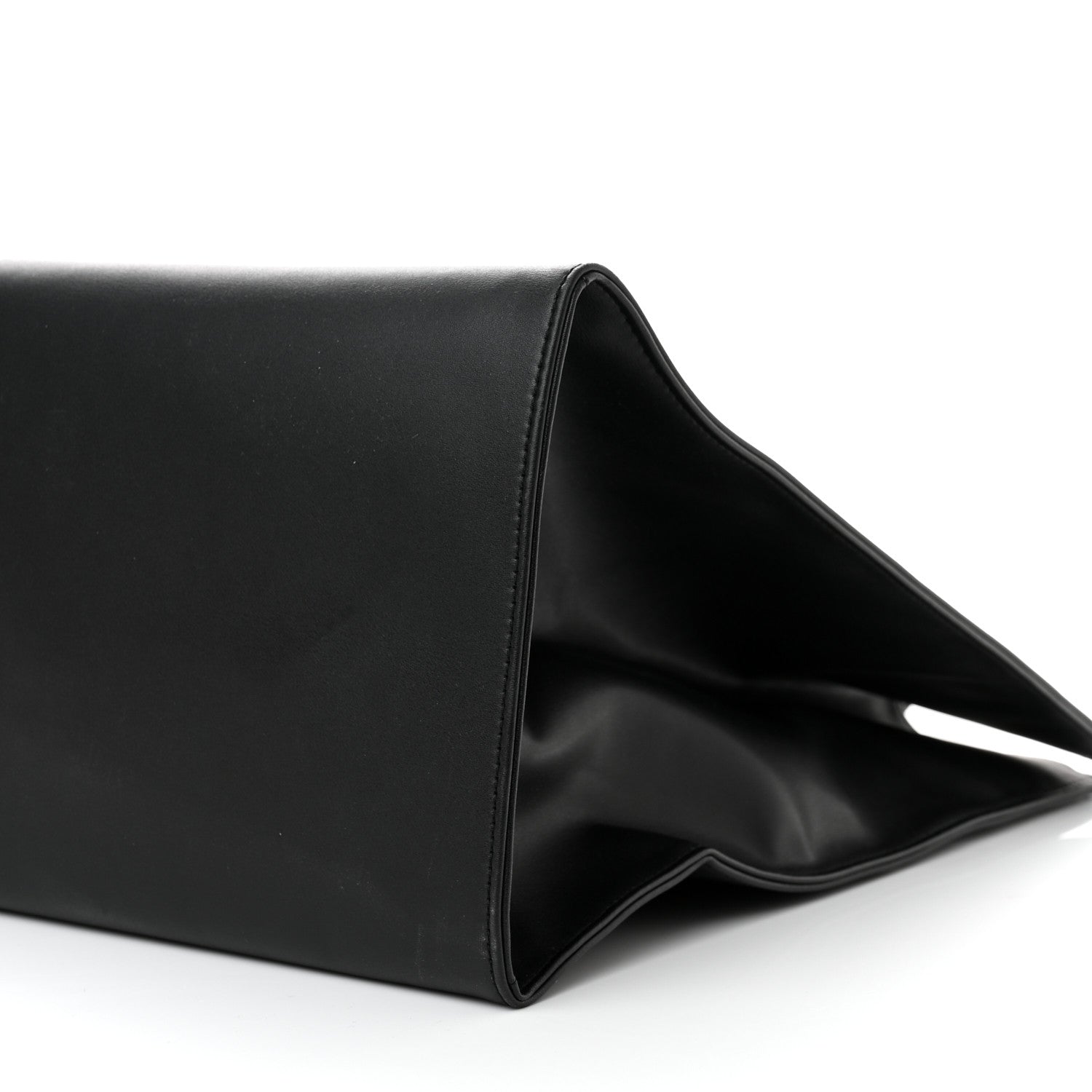 Telfar Vegan Leather Large Shopping Bag Black 9 of 9