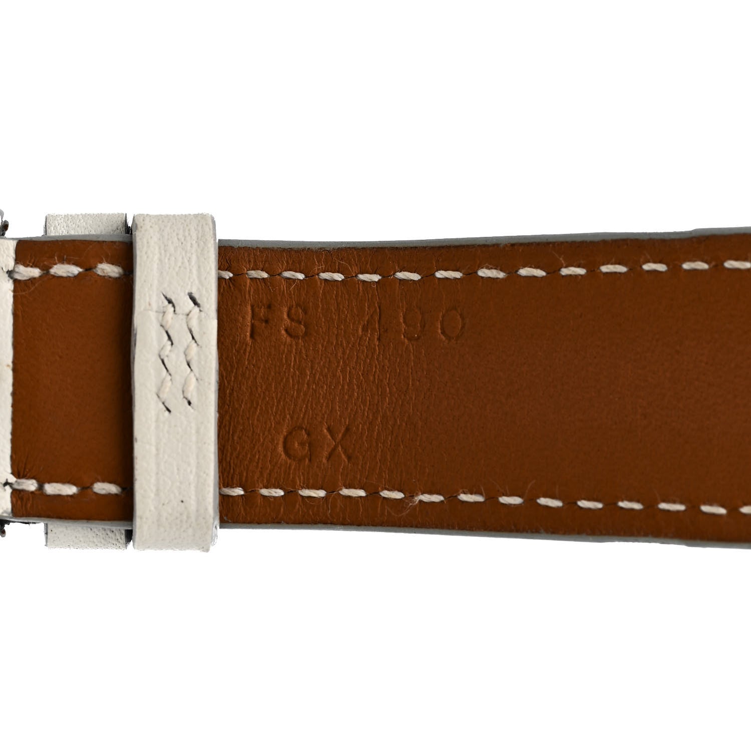 Hermes Swift 41mm Apple Watch Band White 3 of 5