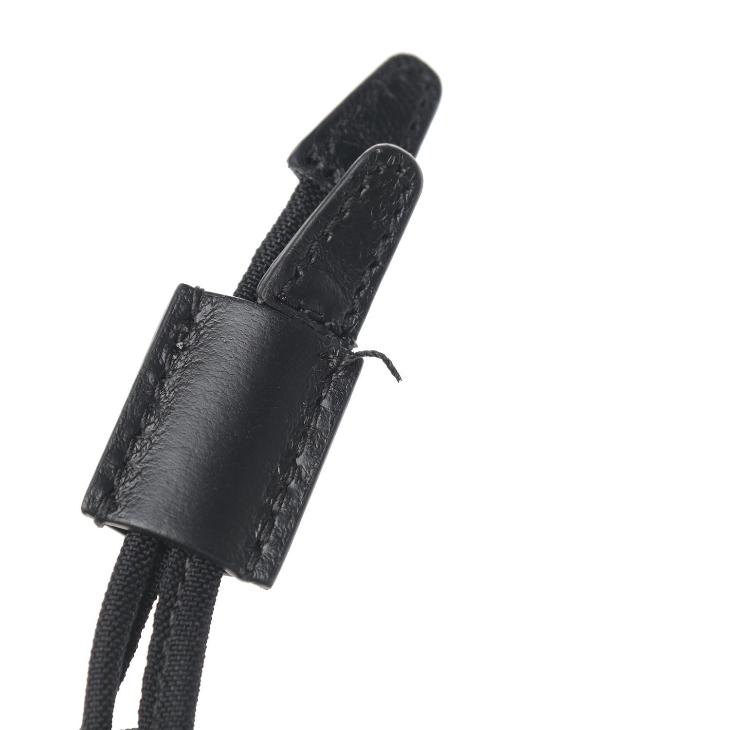 Balenciaga Recycled Sport Nylon Logo Embroidered Wheel Drawstring Bucket Bag Black White 10 of 10