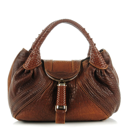 Fendi Nappa Nuvolata Spy Cognac 1 of 8