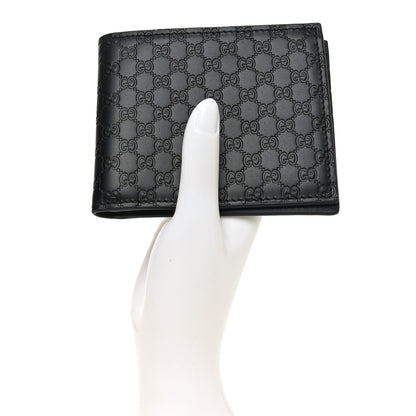 Gucci Microguccissima Bi-Fold Wallet Black 2 of 7