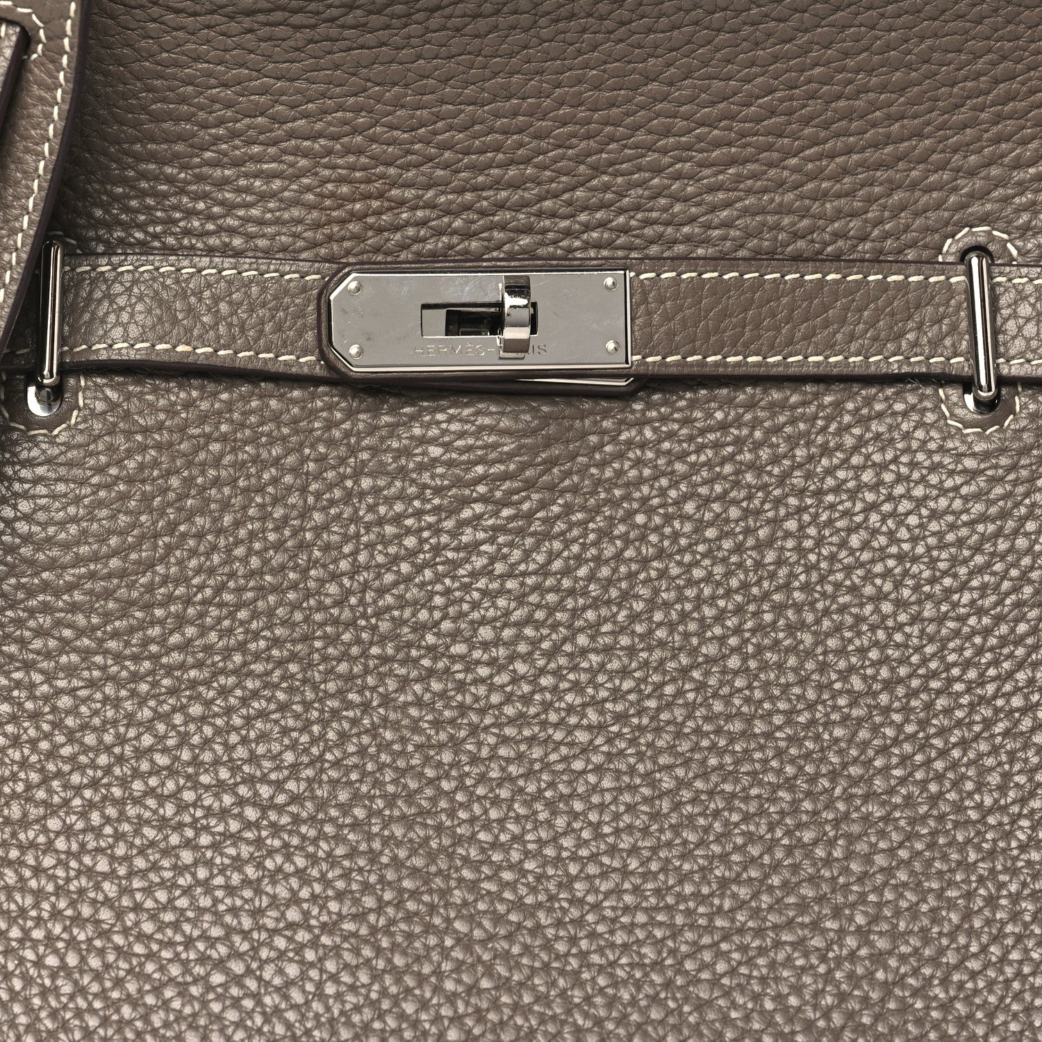 Hermes Taurillon Clemence Jypsiere 28 Etoupe 8 of 11