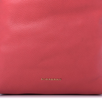 Burberry Grainy Calfskin Medium Cale Hobo Pink Azalea 10 of 11
