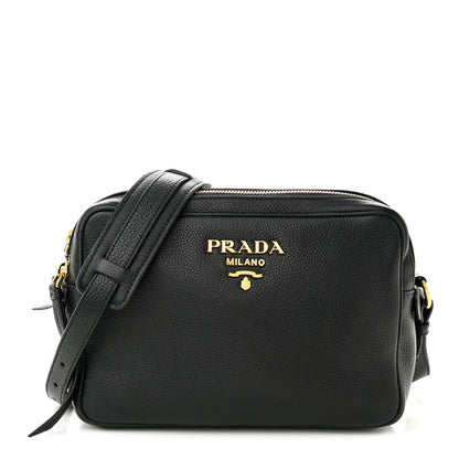 Prada Vitello Phenix Camera Bag Black 1 of 12