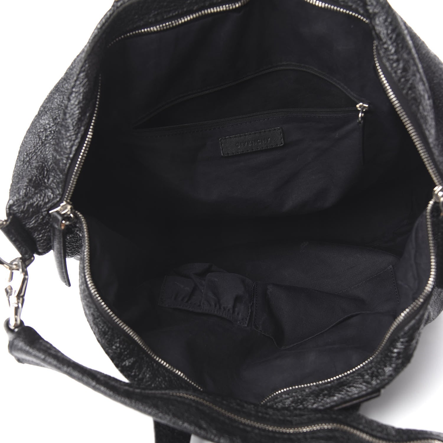 Givenchy Glazed Pebbled Calfskin Medium Nightingale Black 6 of 13