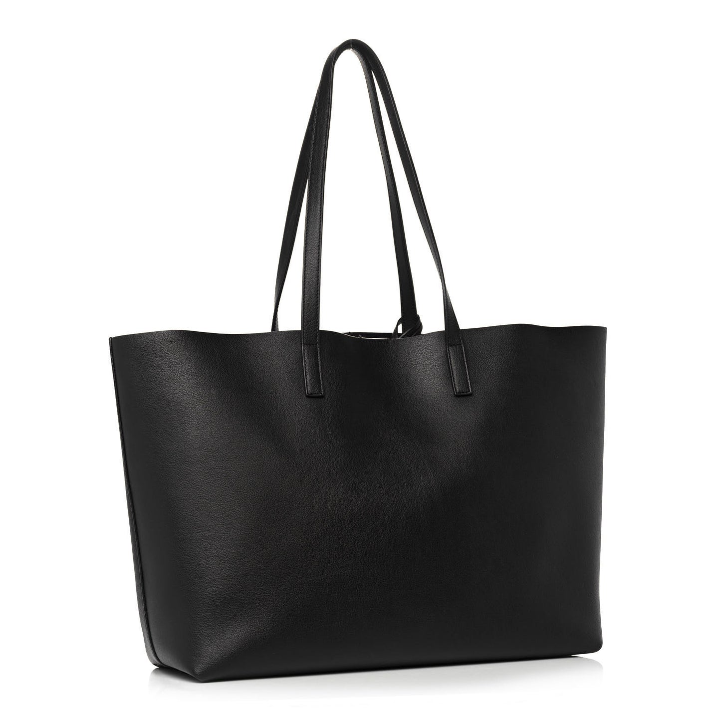Calfskin Large Shopping Tote Black