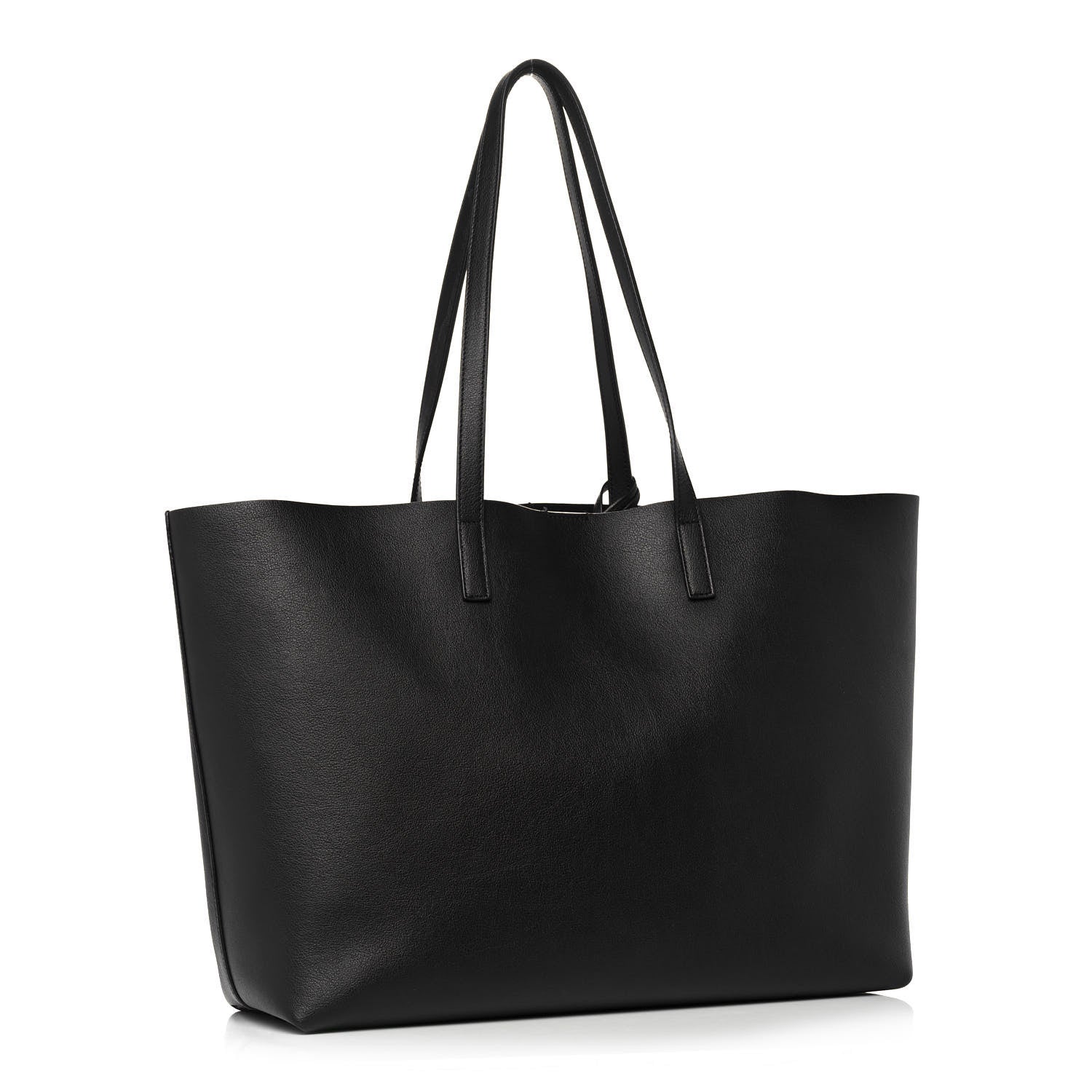 Saint Laurent Calfskin Large Shopping Tote Black 3 of 15