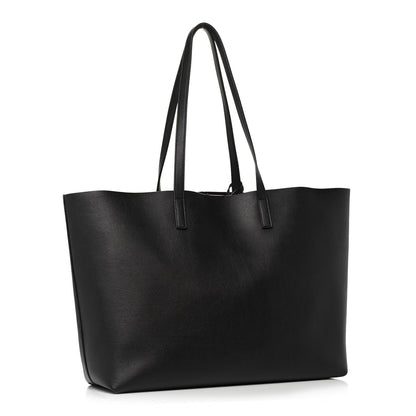 Saint Laurent Calfskin Large Shopping Tote Black 3 of 15