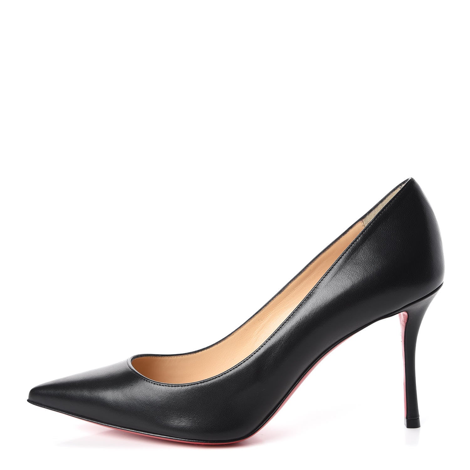 Christian Louboutin Nappa Decoltish 85 Pumps 37.5 Black 1 of 9