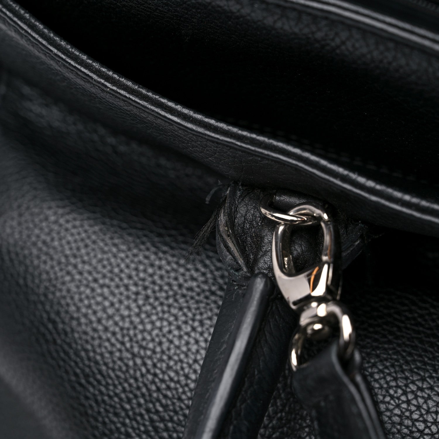 Chanel Calfskin Cerf Executive Shopper Tote Black 18 of 24