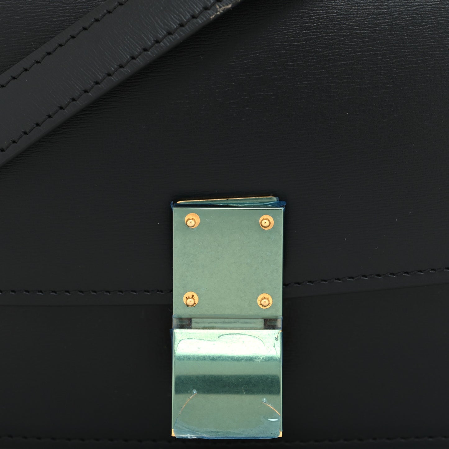 Box Calfskin Small Classic Box Flap Bag Black