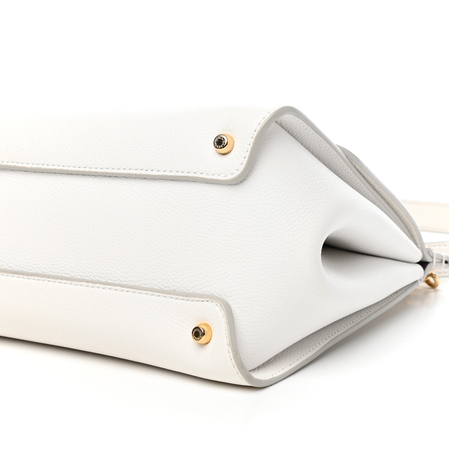 Dolce & Gabbana Calfskin Medium Sicily Soft Satchel White 8 of 8