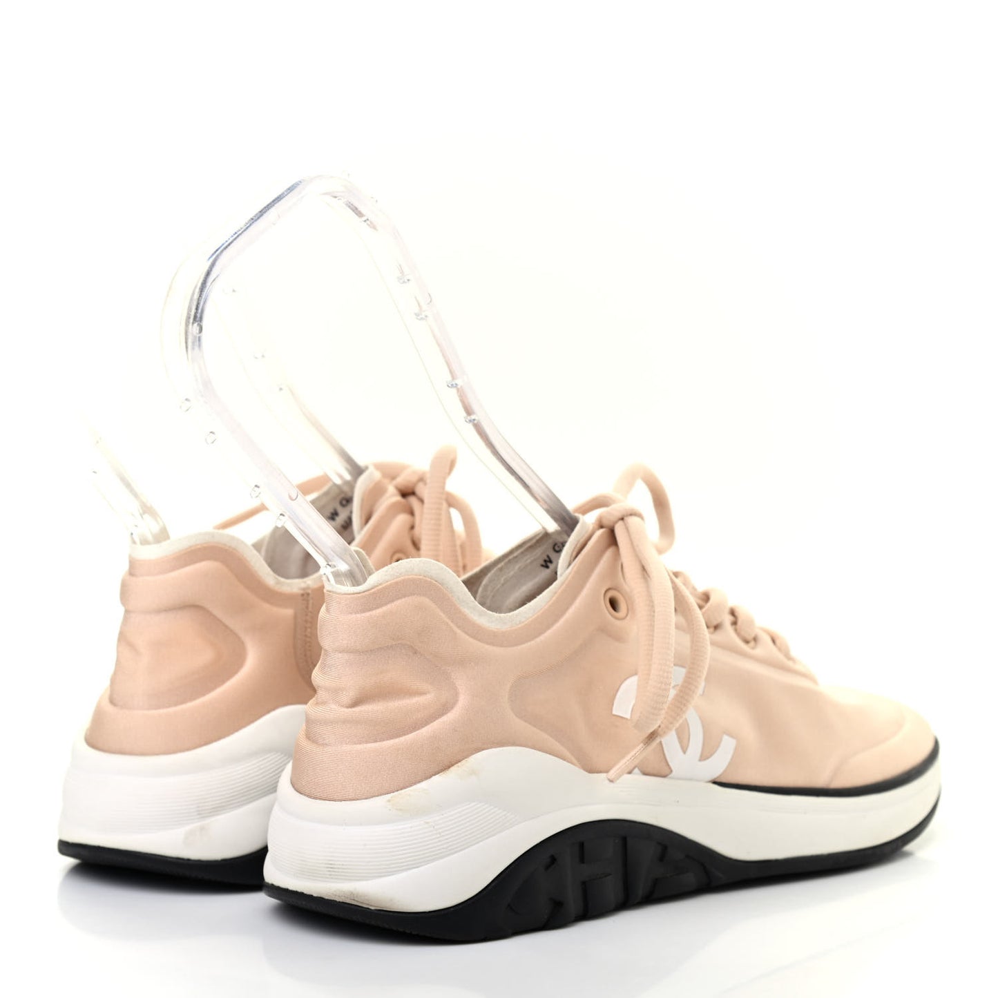 Lycra Fabric CC Sneakers 37 Beige