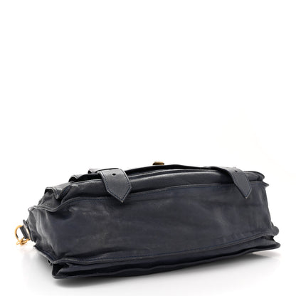 Proenza Schouler Lambskin Medium PS1 Satchel Navy 4 of 23