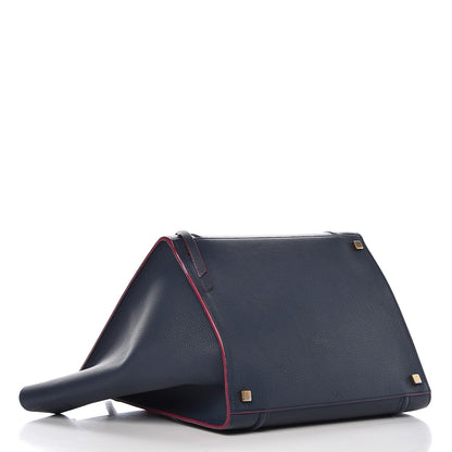 Celine Baby Grained Calfskin Medium Phantom Luggage Steel Blue 4 of 11