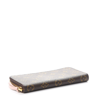 Louis Vuitton Monogram Clemence Wallet Rose Ballerine 4 of 9