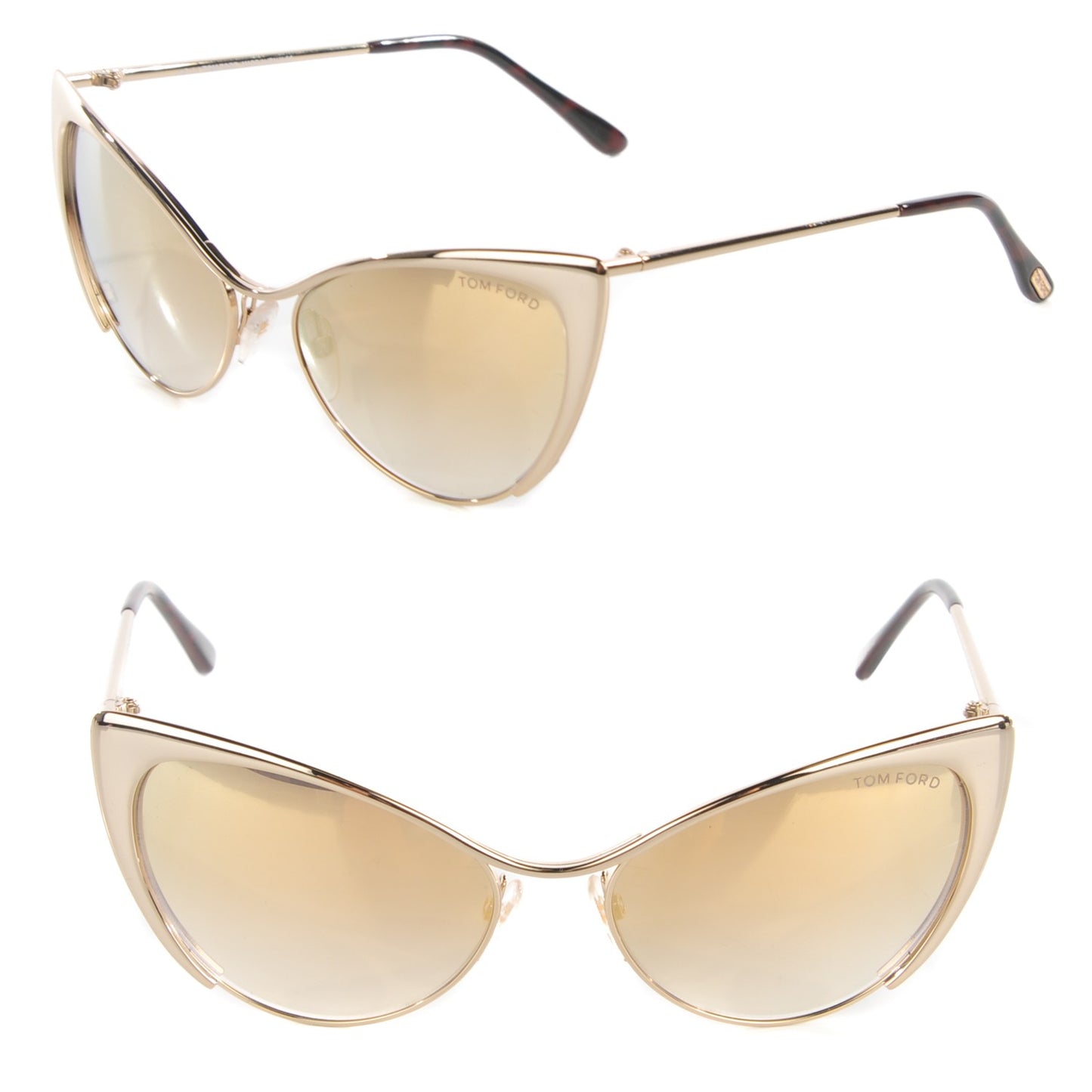 Nastasya Cat Eye Sunglasses TF304 Rose Gold