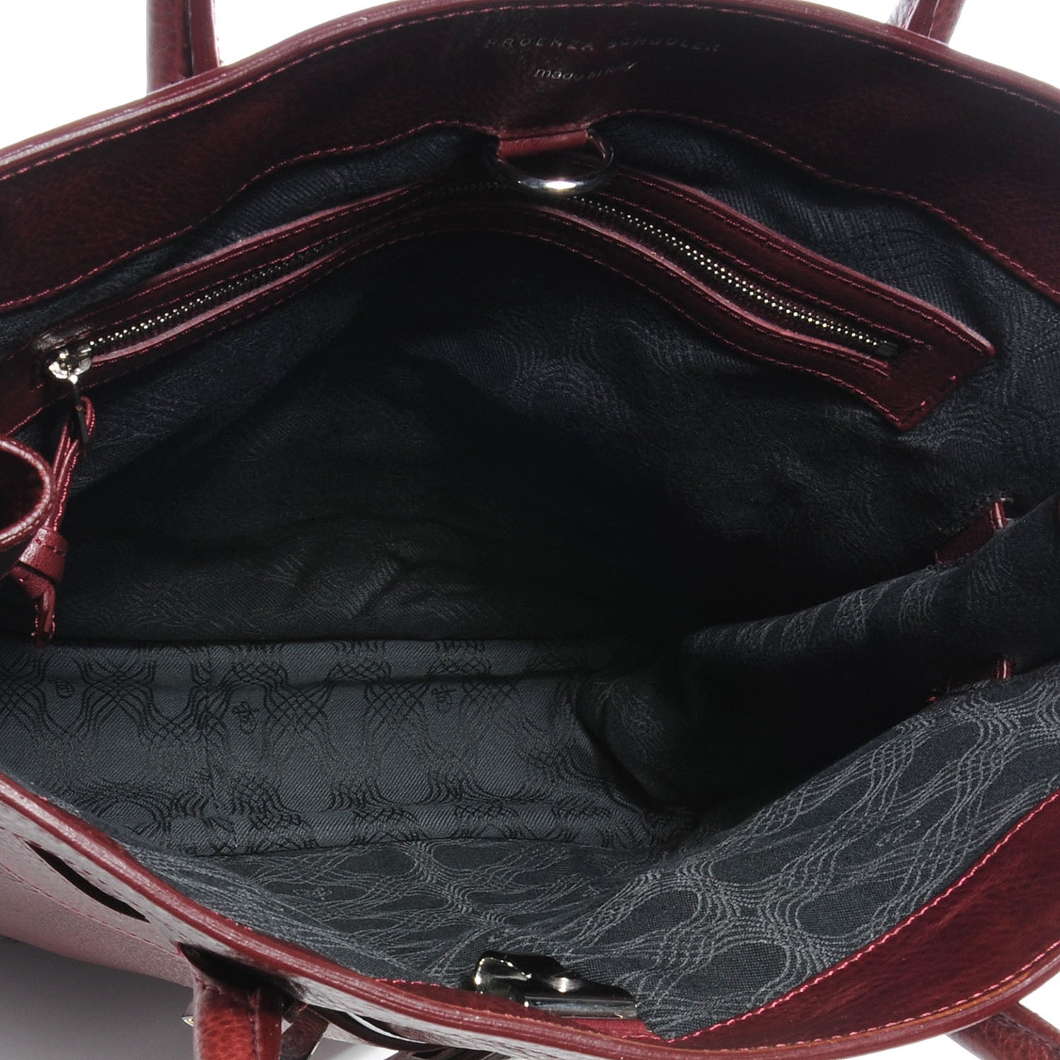 Proenza Schouler Leather PS11 Tote Burgundy 5 of 7