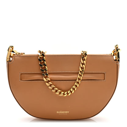 Burberry Calfskin Mini Olympia Chain Shoulder Bag Warm Sand 1 of 9